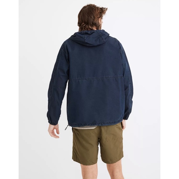 Madewell Indigo Windbreaker Pullover Jacket - Picture 4 of 7